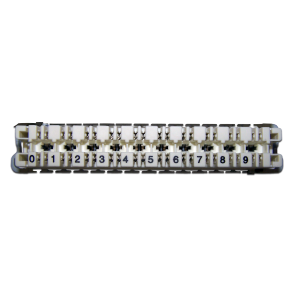 LSA PROFIL disconnection module, highband, 10 pairs, for back mount frame and profile rods